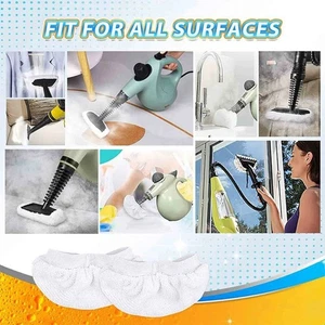 5pack Reusable Steam Mob Pads Multi-Purpose Steam Cloth Bathroom - Picture 1 of 5