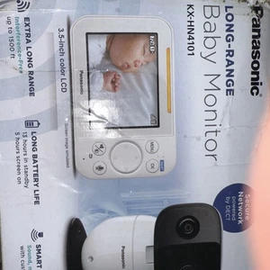 Panasonic KX-HN4101W Long-Range Night Vision Baby Monitor - White - Picture 1 of 2