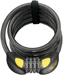 OnGuard 8031GLO D Man Lit Tum Lock Combo Coil - Black, 185 x 12 cm - Picture 1 of 1