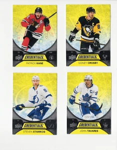 2021-22 UD Credentials Yellow Parallel #/299 Pick From List - Picture 1 of 1