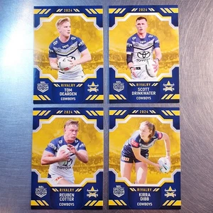 2024 NRL Rivalry Special Edition (4 Cards) North QLD Cowboys Team Set - Picture 1 of 2