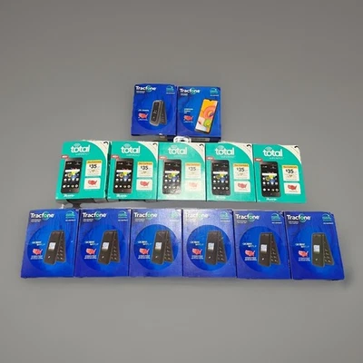 NWB Tracfone Samsung Galaxy Cell Phones Total Wireless Flip Bundle Lot Mixed - Image 1 of 4
