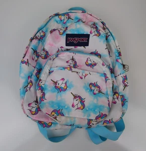 Jansport Mini Zaino Mezza Pinta Stampa Unicorno - Foto 1 di 9