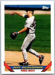 1993 Topps Traded #81T Jeff Richardson Boston Red Sox - Picture 1 of 2