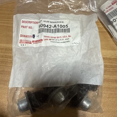 Tuerca de rueda negra genuina Toyota Camry Avalon Tacoma 90942-A1005 Foto 1 de 2