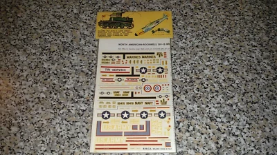 SET KIT DECALS ESCI N.96 AEREI  1:72 OV-10 BRONCO-GRUMMAN NEW SIGILLATO SEALED - Immagine 1 di 2