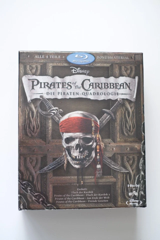 Pirates Of The Carribean [Blu Ray] 1-4 Box Movie Collection - Sammlungsauflösung - Bild 1 von 1