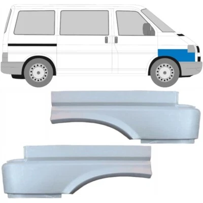 Für Volkswagen Transporter T4 1990-1996 Vorne Kotflügel reparatur blech Paar - Bild 1 von 4