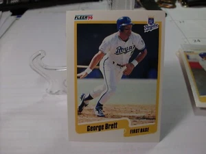 1990 Fleer Baseball #10a - George Brett VAR - Kansas City Royals 90-285 - Bild 1 von 2