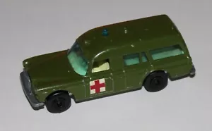 LESNEY "MATCHBOX" SERIES - MERCEDES-BENZ "BINZ" AMBULANCE - GREEN - SUPERFAST!! - Picture 1 of 6
