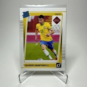 2021-22 Donruss Soccer FIFA World Cup Qatar Gabriel Martinelli Rated Rookie - Picture 1 of 2
