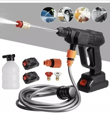 Idropulitrice pistola portatile a batteria pressione accessori 48V 2 Batterie - Image 1 of 4