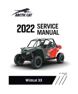 Manual de servicio Arctic Cat Wildcat | 2012-2022 | X XX TRAIL SPORT 4 | CD O USB - Imagen 1 de 15
