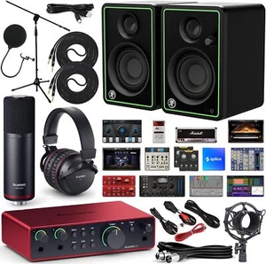 Focusrite Scarlett 2i2 Studio 4ta generación interfaz de audio USB con paquete completo - Imagen 1 de 9