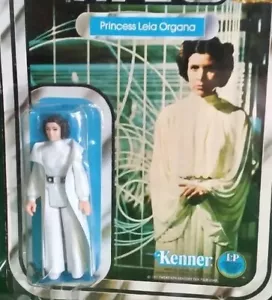 STAR WARS PRINCESS LEIA ORGANA 1977 Kenner Vintage UNPUNCHED #38190 AFA - Imagen 1 de 6