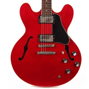 Gibson ES-335 1985 reedición de puntos rojo cereza - Imagen 1 de 12