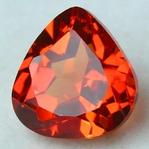 Pera Tanzania Naranja Tanzania Natural Certificada 6.10 Ct Sin Calentar AAA+ Piedras Preciosas - Imagen 1 de 6