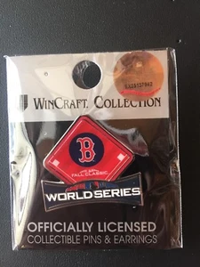 BOSTON RED SOX COLLECTOR PIN 2018 AMERICAN LEAGUE CHAMPIONS WORLD SERIES CHAMPS - Picture 1 of 1