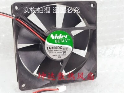 Nidec TA350DC M34261-16 9025 24V 0.28A Double Ball Bearing Cooling Fan - Image 1 of 3