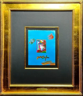 Peter Max (Blushing Beauty) Original Acrílico Mezcla sobre Papel Foto 1 de 4