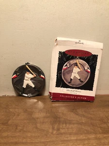 Hallmark Keepsake Ornament Baseball Heroes Lou Gherig 1995 W/ Box - Imagen 1 de 3