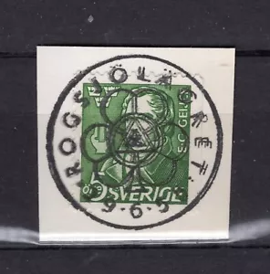 INTERNATIONAL SCOUT MOVEMENT 1955 ROGSJÖ MEETING SWEDEN SUPERB SPECIAL CANCEL 6 - Picture 1 of 1