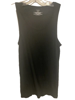 Calvin Klein Men's Cotton Ribbed Tank Top Black Size Small S/P NWOT - Image 1 of 4