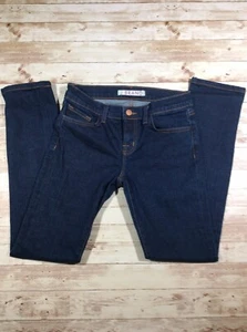 J BRAND Woman's Skinny Stretch Blue Jeans Size 26 Dark Wash Style# 3912 EUC - Picture 1 of 12