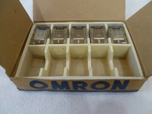 JOB LOT OF 5 OMRON MY2Z 2 POLE RELAY 24 VDC COIL (ALL BRAND NEW UNITS IN BOX) - Picture 1 of 5