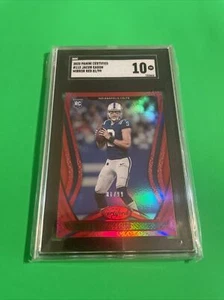 Jacob Eason Rookie Red 81/99 2020 Panini Certified Football SGC 10!! - Picture 1 of 4