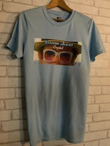 Elton John Glasses Graphic T-Shirt Blue Brand New **Free Postage**  - Afbeelding 1 van 1