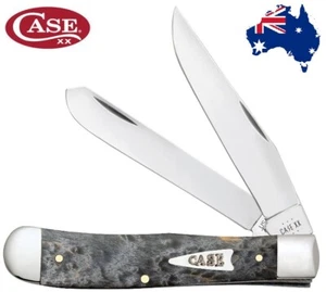 CASE - MADE IN USA - TRAPPER BIRDSEYE MAPLE POCKET FOLDING KNIFE STOCKMAN 11010 - Picture 1 of 1