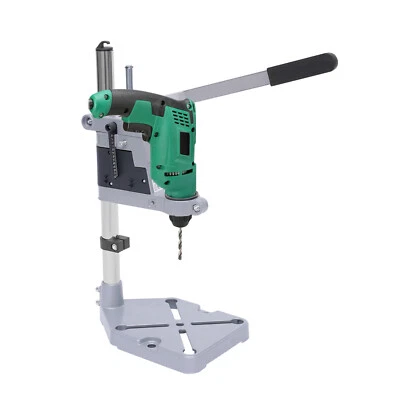 Adjustable Hand Drill Press Bench Stand DIY Workbench Pillar Clamp Drilling Tool - Image 1 of 4