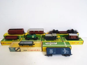 MINITRIX N GAUGE JOB LOT RAKE OF 9X WAGONS ALL GOOD BOXED (N68) - Picture 1 of 5