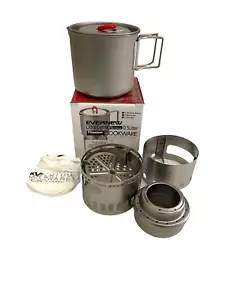 Evernew Ti Becher Topf 500 Herd Set ECA268R Japan Ultraleicht Titan Kochgeschirr - Bild 1 von 8