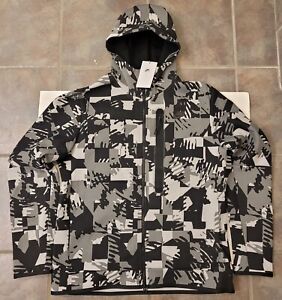 Nike Tech Fleece Full Zip Hoodie Jacket Digi Snow Camo DM6456-077 Mens Sz XXL
