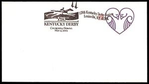 2002 US Love Letter 34¢ FDC Kentucky Derby Sation Churchill Downs Stamp - Picture 1 of 4