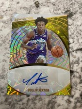 2022-23 Panini Revolution COLLIN SEXTON Autograph UTAH JAZZ Auto 93/100 A-CSX
