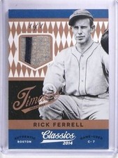 2014 Classics Timeless Treasures Prime Rick Ferrell Patch #D1/1 #19
