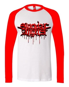 SUICIDAL ANGELS - Logo - Baseball Longarm Shirt Longsleeve - Größe Size M - NEU - Bild 1 von 1