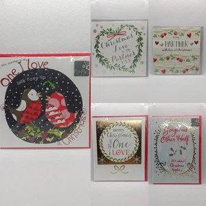 Biglietto di Natale Partner Auguri Natale Uno Amo Relazione Unisex Altra Metà - Foto 1 di 12