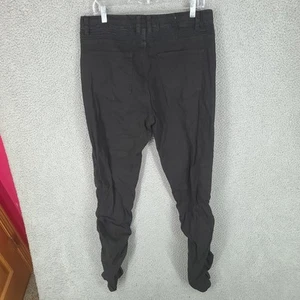 Victorious Jeans Mens 2xl Stacked Scrunch Joggers Denim Black Drawstring - Picture 1 of 13