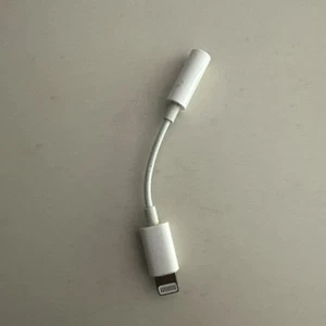 Genuine Apple iPhone Lightning to 3.5mm Headphone Jack Adapter - Picture 1 of 1