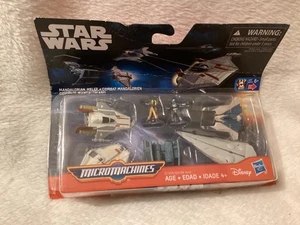 Star Wars Micromachines ~ Mandalorian Melee Playset ~ Disney ~ geöffnete/schlechte Karte - Bild 1 von 9