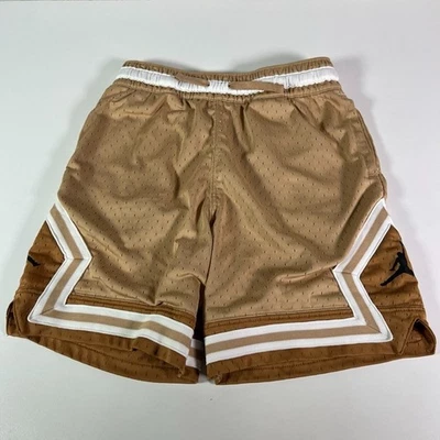 Michael Air Jordan Beige Brown Basketball Shorts Youth Boy's Medium (10-12 Yrs.) - Image 1 of 4