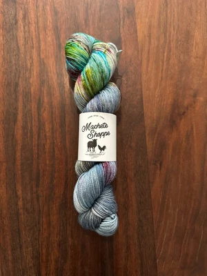 Hilo de machete Shoppe (calcetín giratorio, peso de los dedos) en color: agua de crick Foto 1 de 2