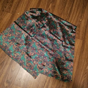 Vintage Schal Halstuch Paisley bunt 22x50" Streitkolben in Hongkong Nachlassfund - Bild 1 von 9