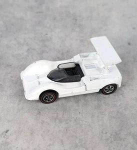 Vintage 1968 Hot Wheels CHAPARRAL 2G Redline VG+ White Original Spoiler Air Foil - Picture 1 of 9