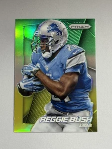 Reggie Bush 2014 Panini Prizm Neon Green Yellow Detroit Lions #43  Q144 - Picture 1 of 2