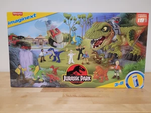 Fisher-Price Imaginext Jurassic Park Dino Recon Spielset 19 Stück Figuren Alter 3-8 - Bild 1 von 7